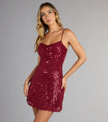 After Party Sparkle Sequin Mini Dress