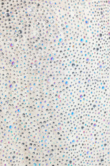 Embellished Corset Mini Dress in White