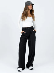 Archer Black Tailored Pants – Lower Impact Sustainable Essential