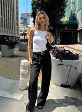 Archer Black Tailored Pants – Lower Impact Sustainable Essential