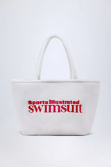 Towelling Tote Bag in White