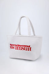 Towelling Tote Bag in White
